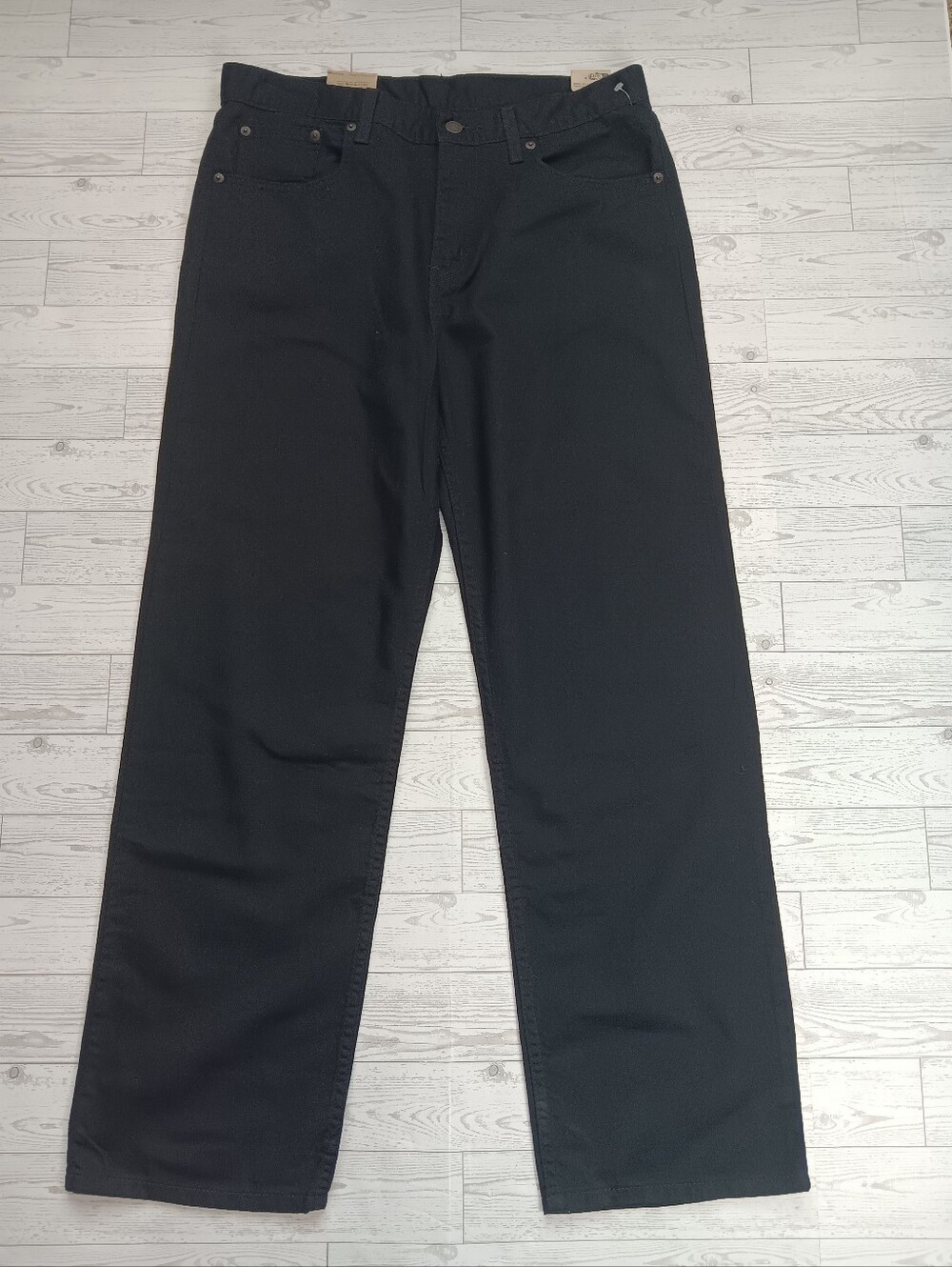 NWT Levi's Women's Low Pro Straight Jeans Black Size 31x30